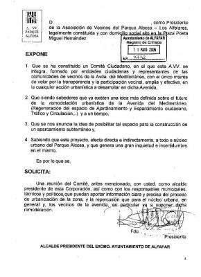 El Alcalde no contesta